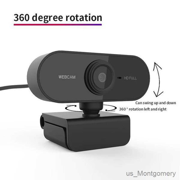 WebCams Corso online Webcam 1080p Camera integrata microfono ad alta definizione telecamera per laptop telecamera senza conducente USB Camera