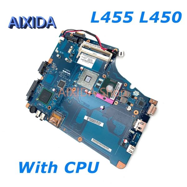 Placa -mãe Aixida K000085450 NBWAA LA5821P PROJETA -MOMELA LAPTOP PARA TOSHIBA SATÉLITE L455 L450 Placa principal GL40 DDR2 FREE