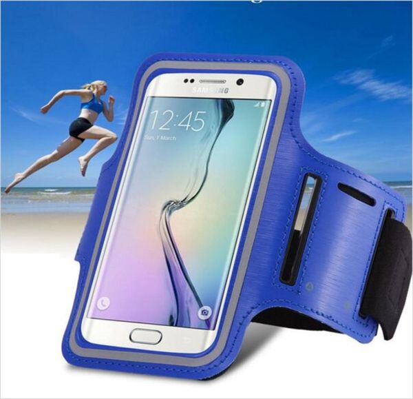 Wasserdichte Fitnesssportarten Running Armband Arm Band Beutel Phone Hülle Deckentscheidung für iPhone4566plus Samsung S3S4S5S6 NOT