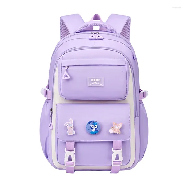 Школьные сумки средняя студентка для девочек первичное ортопедическое рюкзак детей