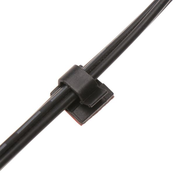 50 шт-кабельные зажимы Fixer Cabips самостоятельно управление шнурными шнурами черное проволочное владелец зажимы Самоадлеяние автомобильные проволочные аксессуары