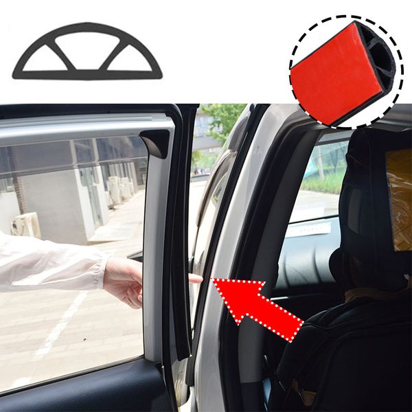 Striscia di tenuta in gomma per auto Sigillatore per porte per auto con bordo porta anteriore automobilistica Strisce di guarnizione per protezione del pilastro B
