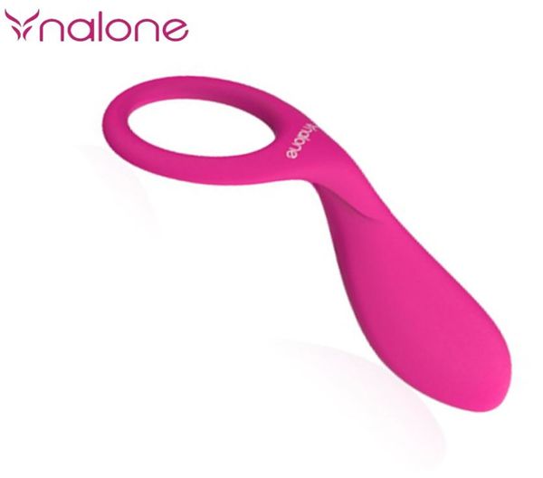 Nalone Silicone Vibrator Sex Machine Bullet Dildo Vibrator para casais Toys sexuais adultos Anéis de silicone para homens brinquedos sexuais y4709173