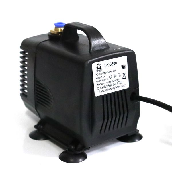 Bomba de água submersa 80W 3,5m 3500l/h ipx8 220V para a máquina de corte de gravura a laser de CO2.