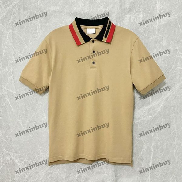 Xinxinbuy Мужчины дизайнерская футболка футболка 2024 Италия