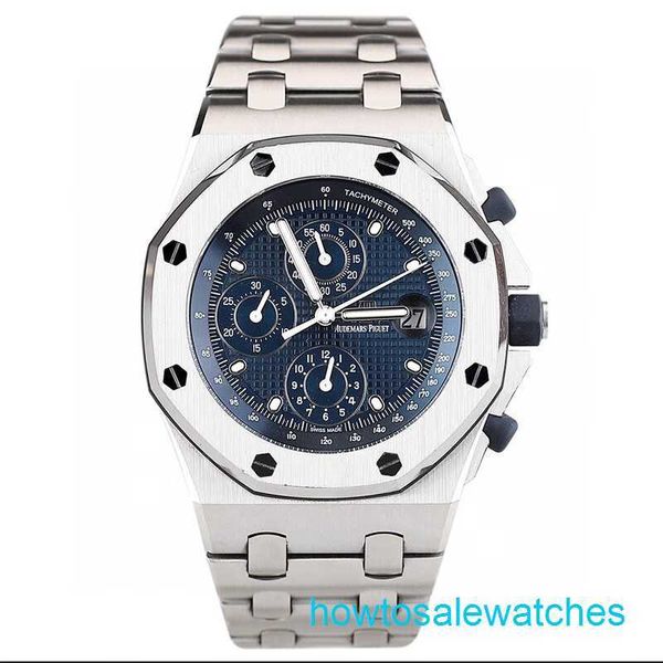 Orologio da polso maschio AP Royal Oak Offshore 26237ST.OO.1000st.01 Ga indice meccanico automatico con diametro 42mm