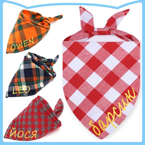 Petch Piep Bandana Cat Cuppy Kerchief CustomEf Custom Nome Nome oro personalizzato Accessori oro personalizzati Accessori per la sciarpa di saliva