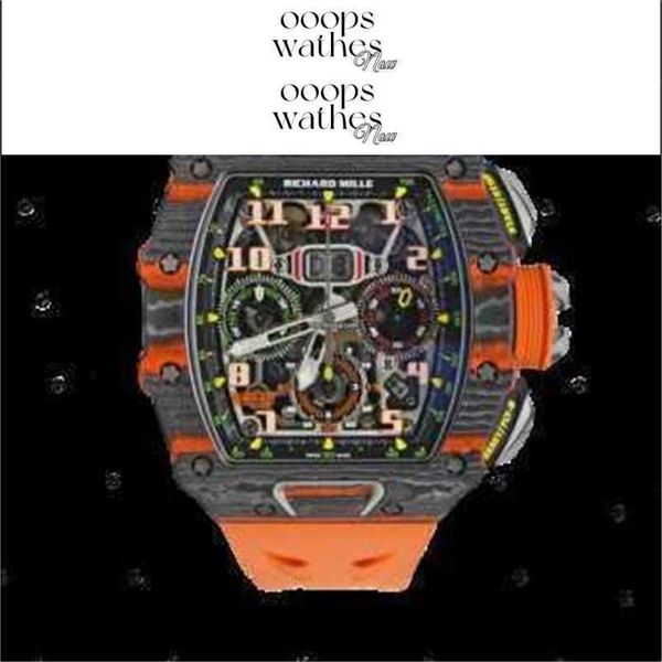 Designer Herren Watch Luxus Marke Watch Automatic Superclone 11-03 McLaren Special Edition Carbon Fiber Sapphire