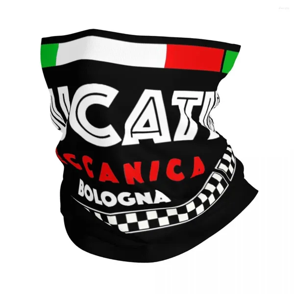 Шарфы Meccanica Bologna Ducatis Racing Car Bandana Neck Gaiter Print Motorcycle Club Face Scarf пешеходные походы Унисекс взрослый дышащий