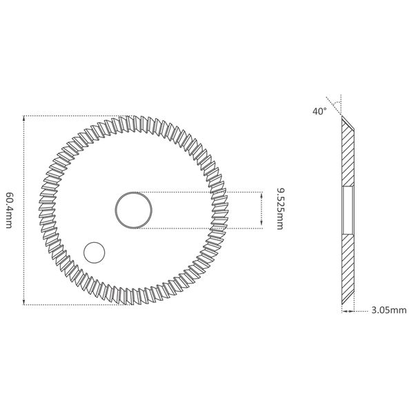 Cutter di fresatura 01F Compatibile con Silca Futura Pro Futura Edge Key Machine per tasti di taglio a bordo strumenti di fabbro