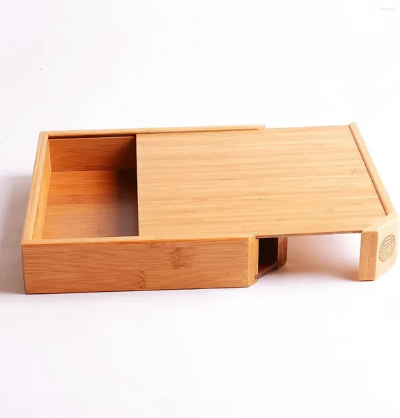 Tee Tabletts Design Bambusbox -Servierschale - umweltfreundliche Set Square Accessoires