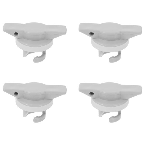 4 PCs Kajak -Ventilabdeckung Marinezubehör Boote Adapterventile Kappen PVC aufblasbare Floßdeckel Gummi -Dinghy -Stecker