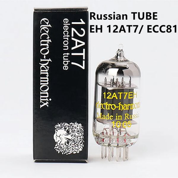 Amplificadores EH 12AT7 ECC81 Tubo de vácuo para amplificador de tubo eletrônico HIFI Amplificador de energia de áudio Original Match exato genuíno genuíno