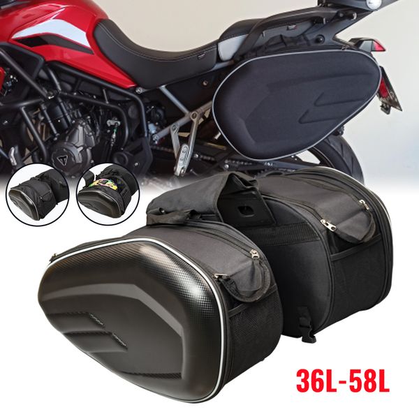 Universal Motosiklet Su Geçirmez Yarış Yarışı Kask Seyahat Çantaları Bavul Saddlebags BMW Kawasaki Yamaha Honda için Arka Koltuk Çantası