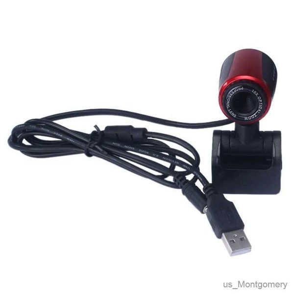 Веб -камеры Новая USB2.0 Webcam High Definition Webcam Camera Camer с микрофоном для компьютерного ПК ноутбука цифровая видеокамера Практическая камера