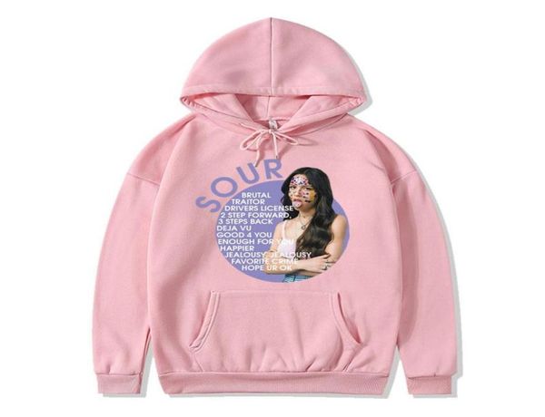 Women039s moletom moletons Olivia Rodrigo Hoodie azeda de moletom de rua casual Hip Hop