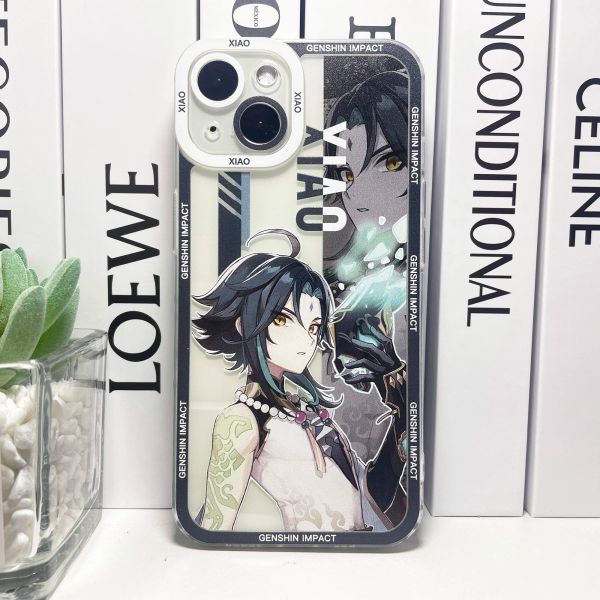 Genshin Impact Tighnari Tartaglia yae miko xiao venti xingqiu capa para iphone 15 pro max 14 mais 13 mini 12 11 capa macia