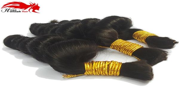 7A Capelli umani non trasformati di alta qualità per una bella stella brasiliana a onda sciolta peli umani Micro mini capelli intrecciati 3805352