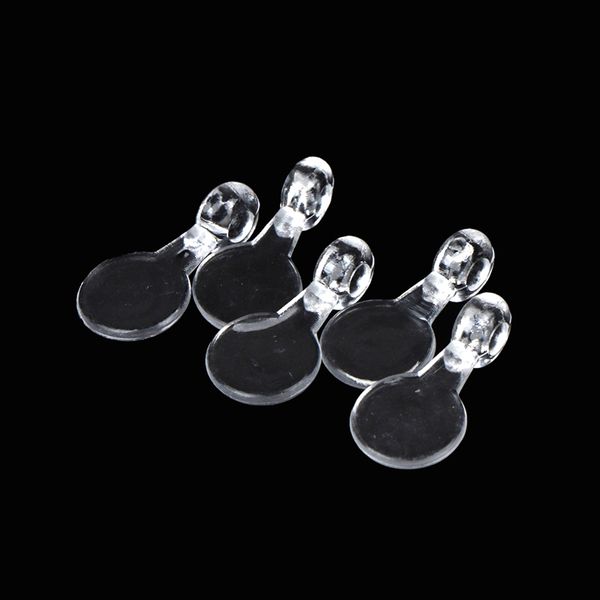 200pcs 16*8mm acrílico de jóias transparentes fiança Diy Crafting Charm Ganchs para cabochons