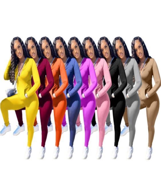 Frauen Tracksuit Designer Jogging 2 -teilige Hosen Set Casual Sports Solid Color Biker Anzüge plus Größe Ladis New Fashion Sportwear 2028704378