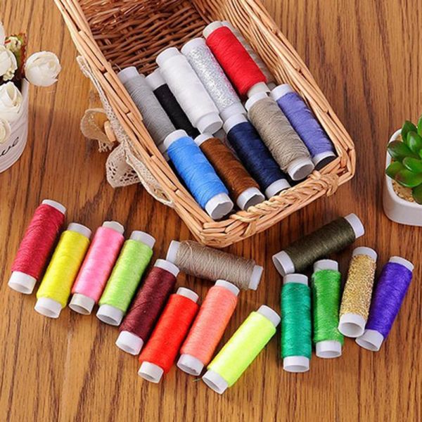 39 colori durevoli filo di cucito set di fili set fai da te home roll roll thread fatti a mano trapunta cucitura abiti da cucire