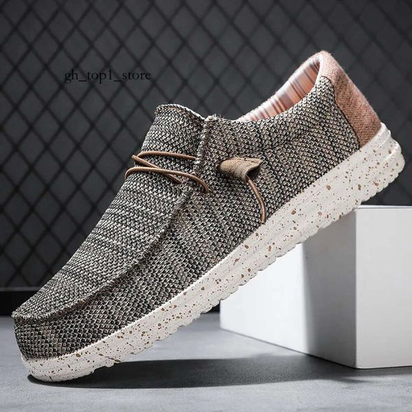 Heydudes Trade обувь роскошная бренда Heydude Shoe Summer Men Men Canvas Shoes Casual Dude Shoes