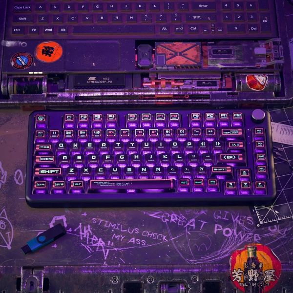 Accessori Purple trasparente tastiera PBT tastiera tastiera doppia cuoio keycaps hot sublimation 117 asa deep mountain nebbia 117 piccolo set