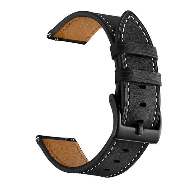 Pulseira de couro para Garmin Forerunner 245 255 S Watch Band para Vivoactive 4s 4 3 Vivomove HR Bracelete