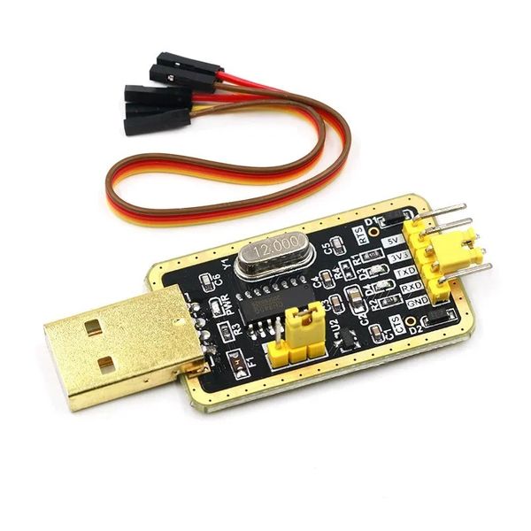 PL2303 yerine CH340 Modülü CH340G RS232 - TTL Modülü - USB'yi DIY kiti için Arduino DIY Kitch340g RS232 için dokuz fırça plakasında seri bağlantı noktasına yükseltmeye