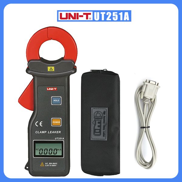 UNI-T UT251A UT251C Stromklemme Messgerät 4-stellige LCD-Digitalanzeige 10000-mal automatisch amperometrischer Leckdetektor