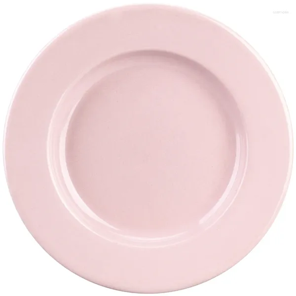 Teller d 22,7 cm große Ins Makkaron Emaille Dish Home Net PO STABERWARE Runde Teller Dessert kleines rosa blaues Abendessen