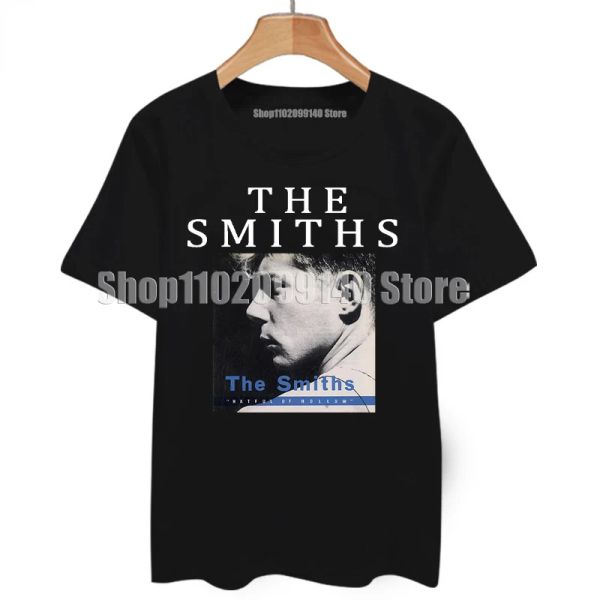 Повседневная футболка Smiths Top English Rock Band-это убийство 1985 г. Моррисси Марр Футболки с короткими рукавами.