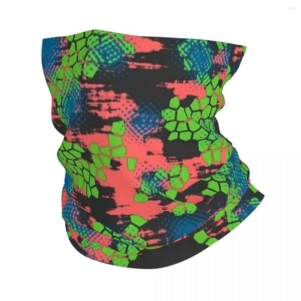 Schals abstrakter Tarn Camo Bandana Hals Gamper Gedruckte Balaclavas Magic Schal Mehrzweck Stirnband Reiten Unisex Erwachsener Die ganze Saison über