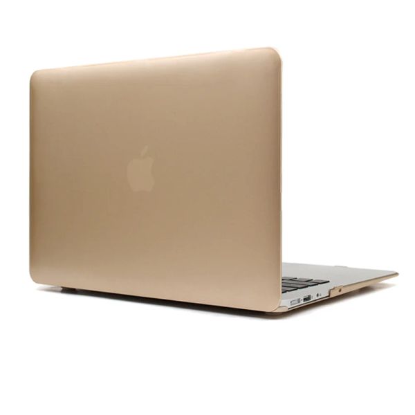 Корпус золотой ноутбук для Apple MacBook Air 11/13 дюйма/Macbook Pro 13/15/16 дюйма/Macbook 12 прорезиненных твердых крышек.