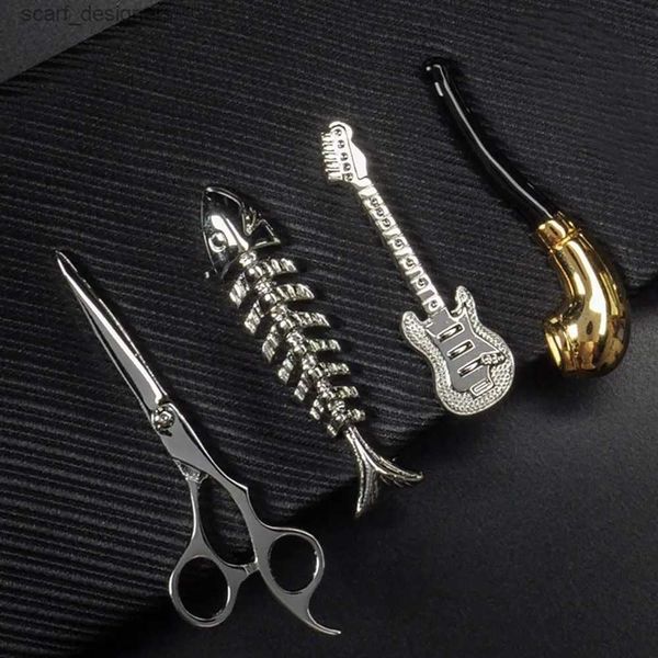 Krawattenclips 1 kreative Männer Geschenkschlüsselform in der Hochzeitsbrille geformte Schmuck Halskette Clip Pin Krawatte Clip Y240411