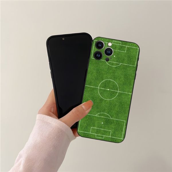 Custodia per telefono dello stadio di calcio per iPhone 11promax 13 14 12 pro max mini xr xs 6 6s 7 8 più cover