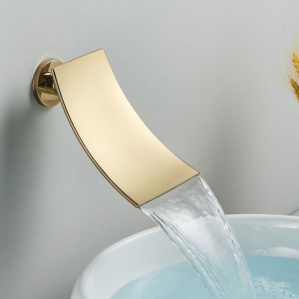 Shiny Gold Gold Dishing Rubine Set mixer caldo mixer a 2 vie/3 via Sistemi per la doccia per bagno con pinna per doccia palmare