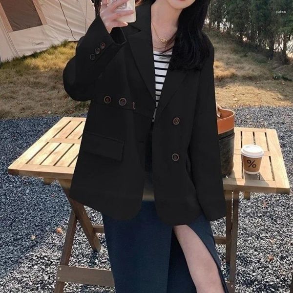 Frauenanzüge weiße Jacke Solid OuterWears Lose Mäntel für Frauen schwarze Blazer Frau mit amerikanischen Verkaufskleidung angeboten