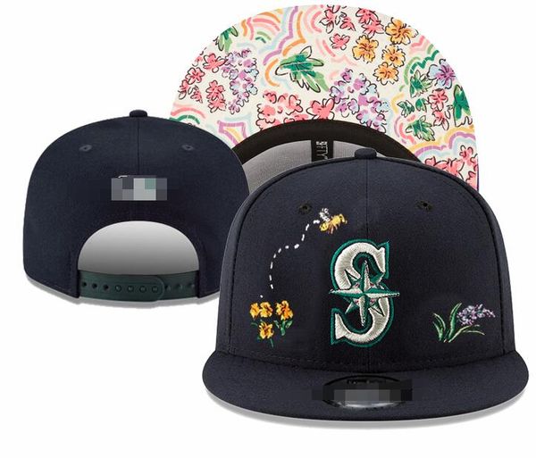 Amerikanische Baseball Mariners Snapback Los Angeles Hats Chicago La Pittsburgh New York Boston Casquette Sport Champs World Series Champions Verstellbare Caps A6