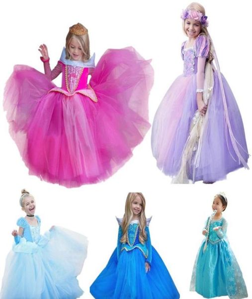 Girl039s Dresses Girls Dress COSPLAY Costume Princess Kids Halloween Carnival Party abbigliamento bambini Christmas Disfraz Robe5068778