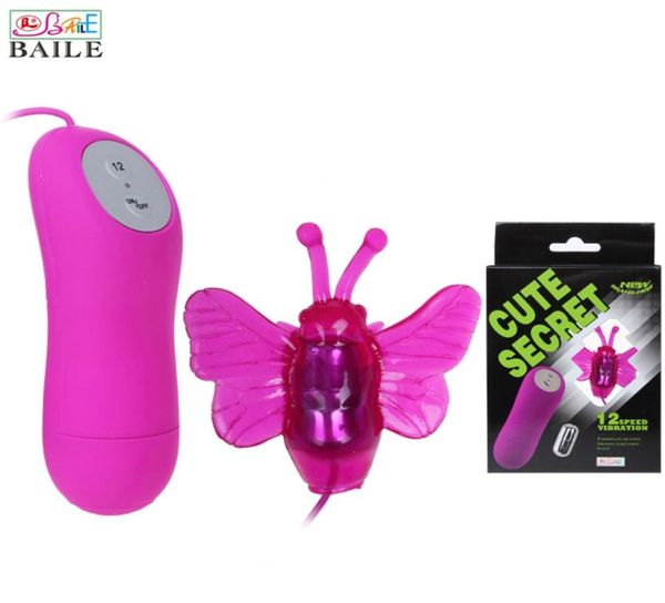 Sexprodukte Vibratoren 12 Geschwindigkeit Vibration Butterfly Vibrator Clitoris Massagebast