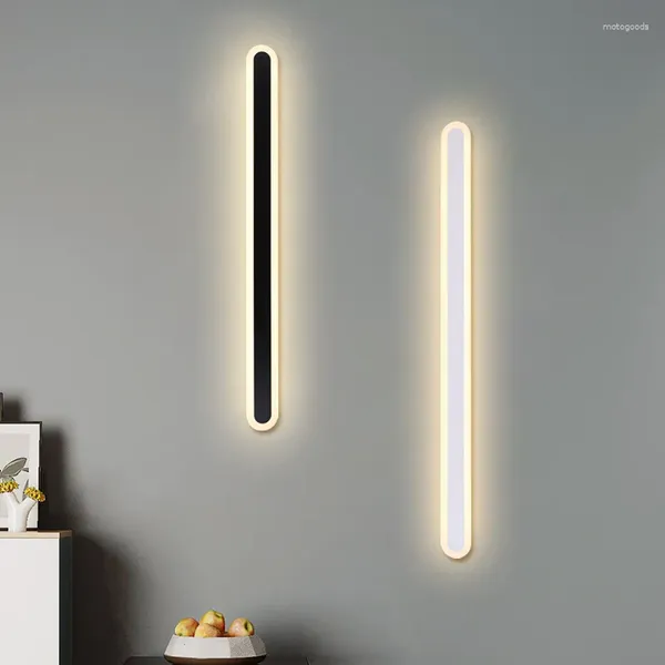 Wandlampen Flur lange LED -Streifenleuchte Vertica Bar Beleuchtung Schlafzimmer im Innenraum Wohnzimmer Treppe Gang Licht Licht