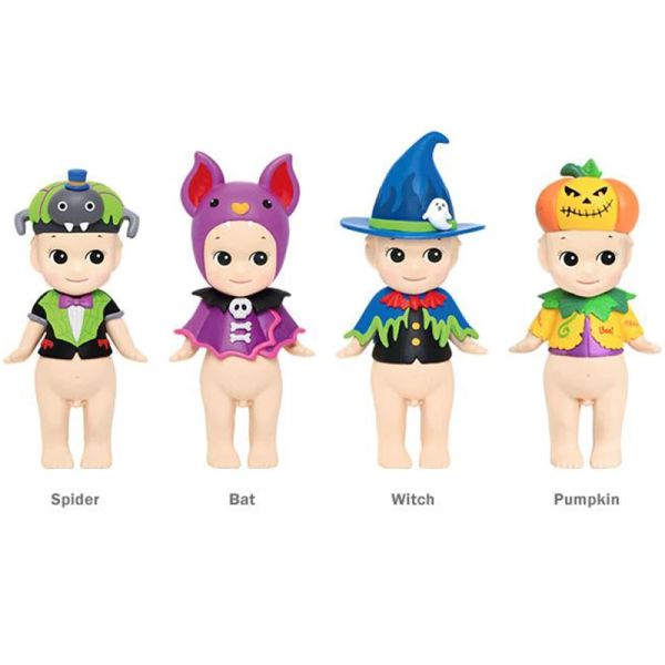 Echte Sonny Angel Halloween Serie Mystery Box Mini Feat Kürbis Spinnen Wizard Überraschung Geschenke Blind Box Doll Kinder Spielzeug Spielzeug