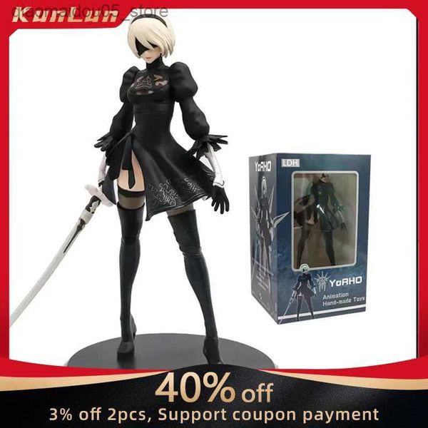 Figuras de brinquedo de ação 28cm Sexy Girl Nier Automata 2b Figura No.2 Tpye B Figura Periféricos PVC Modelo PVC Nomes colecionáveis Toys Boys