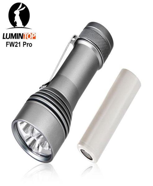 Lumintop FW21 Pro 21700 Flashlight con 3 x 50 2 LED 10000 Lumens Interruttore di coda elettronico Flashlight Y200727326D5624815