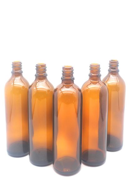 Bottiglie di olio essenziale in vetro ambra smerigliato flacone spray cosmetico vuoto spruzzatore a nebbia fine da 100 ml sprays2342442