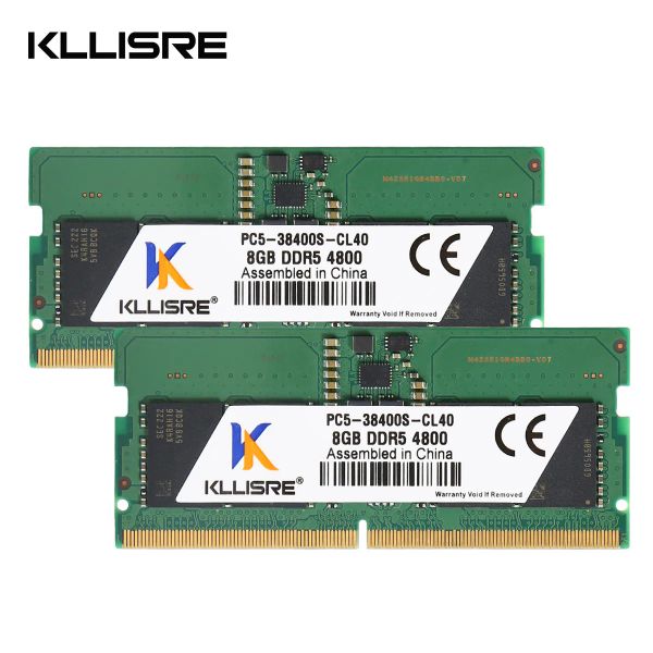 RAMS Kllisre RAM DDR5 8GB 16GB 4800MHz Notebook Memoria 8GBX2 16GBX2 SO DIMM Laptop Mini PC