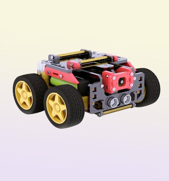 Kit de carro smart robô Smart Robot Awr Awr Awr 4WD para Raspberry Pi 43 Modelo BB2B OpenCV Target Racking66599905