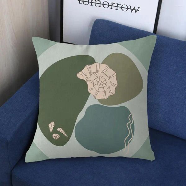 Kissenfest -Deckung Stylish Modern Throw Pillowcase Set mit exquisite Mustern Super weiches Material Einfaches Wartung für Zuhause