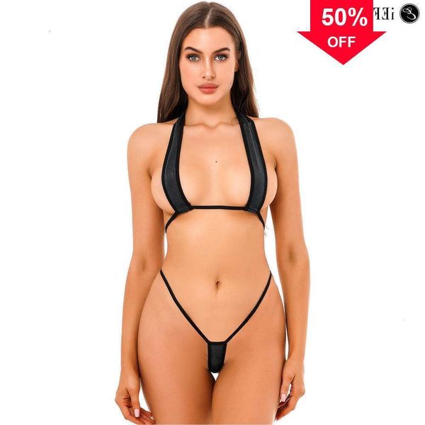 Yeni Moda Tasarımcı Toptan Kadın Yüzme Seksi Bikinis Mayolar Kadın Mayo Bayan Mikro Set Extreme Minimal Kapsam Sütyen Üstleri ve Mini Gstring T